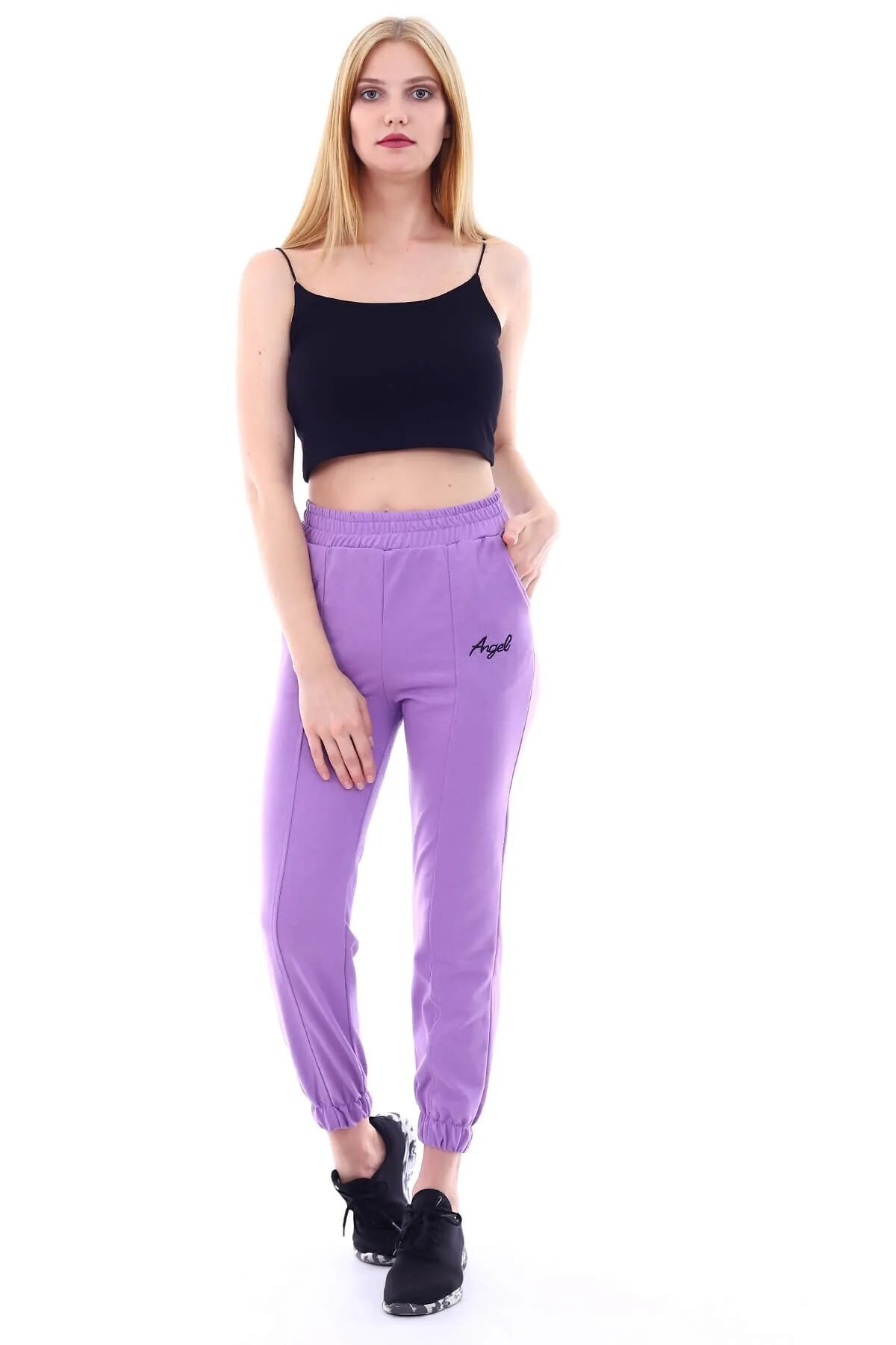 Deafox  Lilac Angel Jogginghose mit elastischem Bund