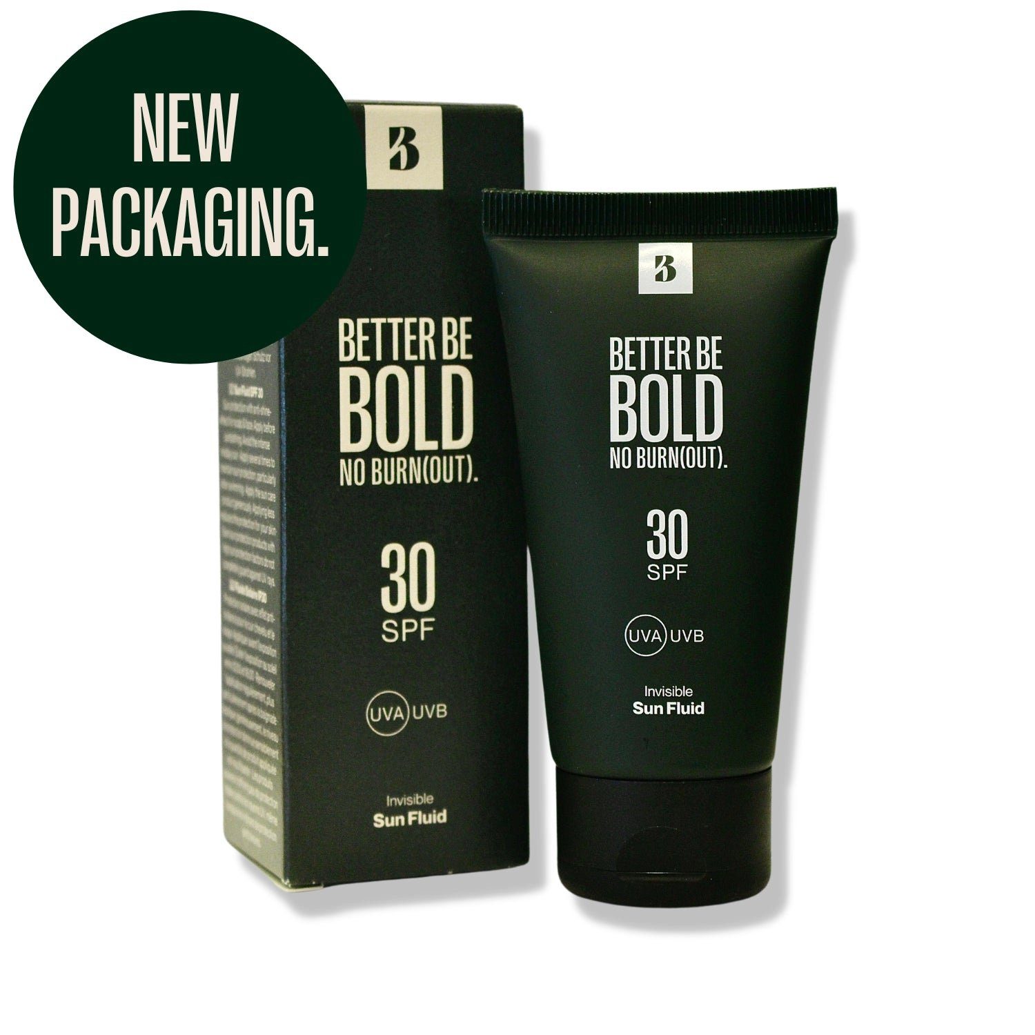 BETTER BE BOLD Sonnenschutzlotion Invisible Sun Fluid LSF 30, NO BURN(OUT).