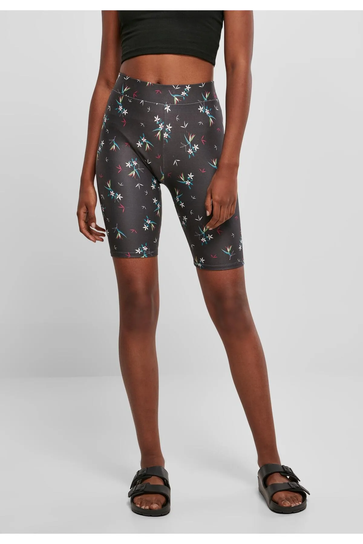 Urban Classics  Damen Ladies Soft AOP Cycle Shorts