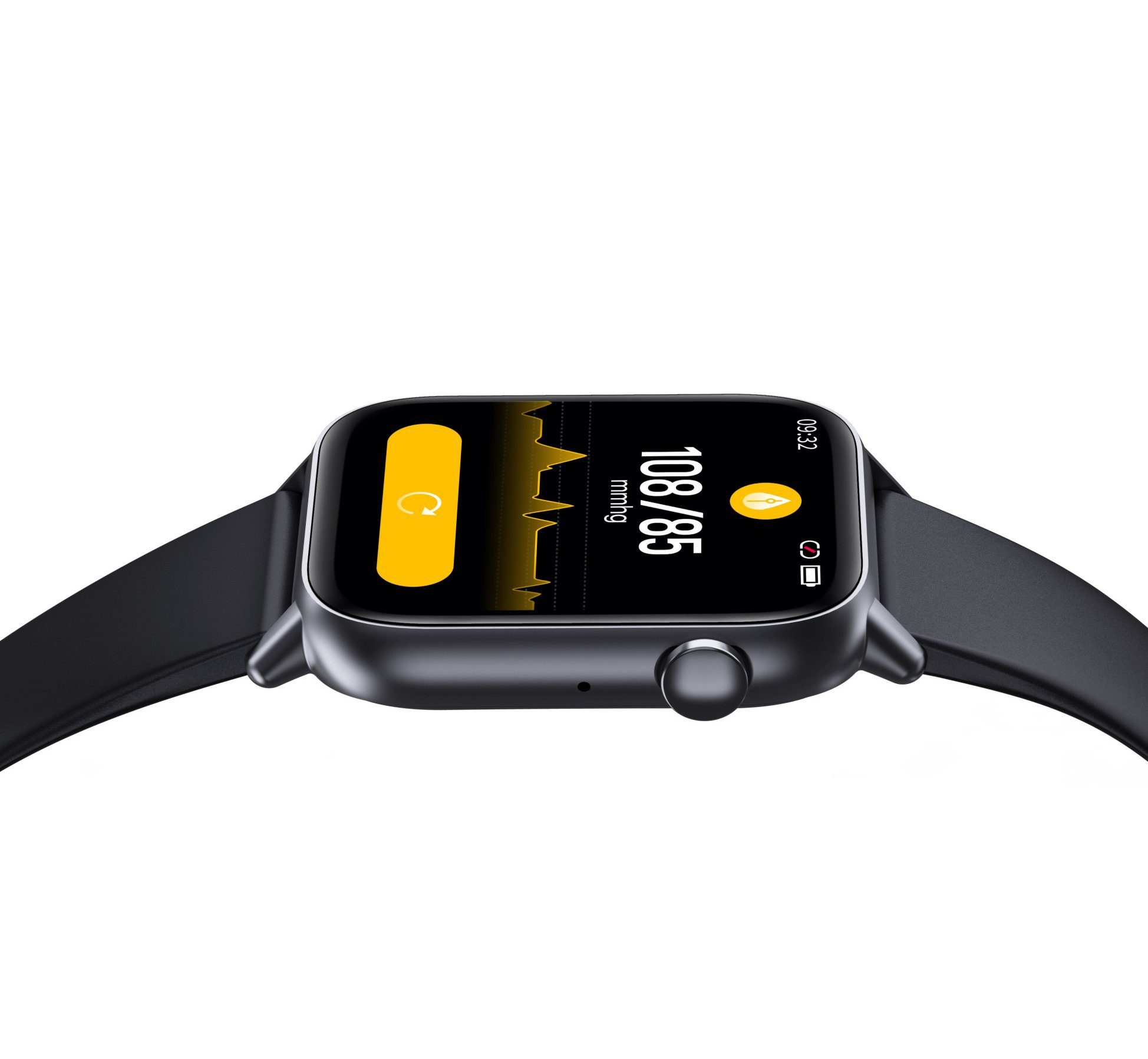 Levowatch DOITX2 Smartwatch (4,3 cm/1,7 Zoll), Wechselband, Telefonie, Thermo, HD 380x320, Echtzeit-HF, Alu-Umrandung, 24 Modi