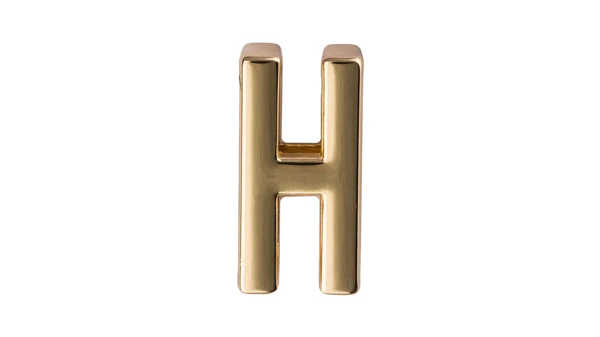 OHLALA! Golden Letter H für Personalize Cover & Sleeve