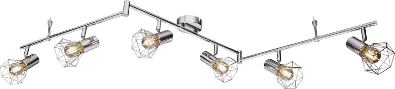 Globo Lighting - XARA I - Strahler Metall verchromt, 6x E14