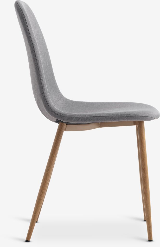 JONSTRUP Krzesło do jadalni JONSTRUP tkanina w kolorze szarym/dąb