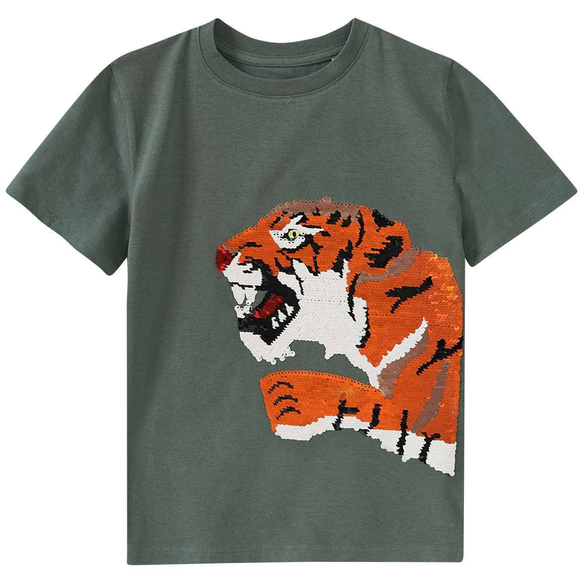 Jungen T-Shirt mit Wendepailletten