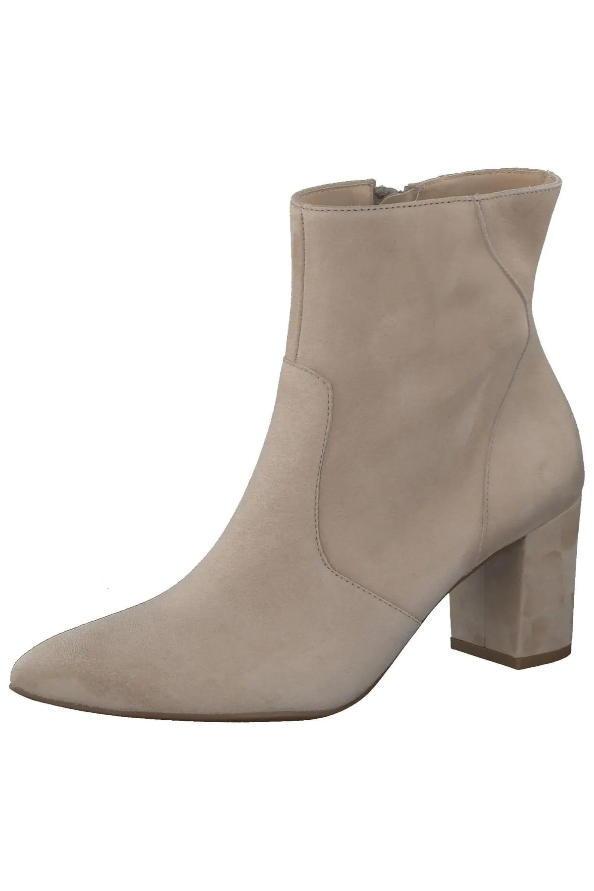 Paul Green  Stiefelette - Beige - Blockabsatz
