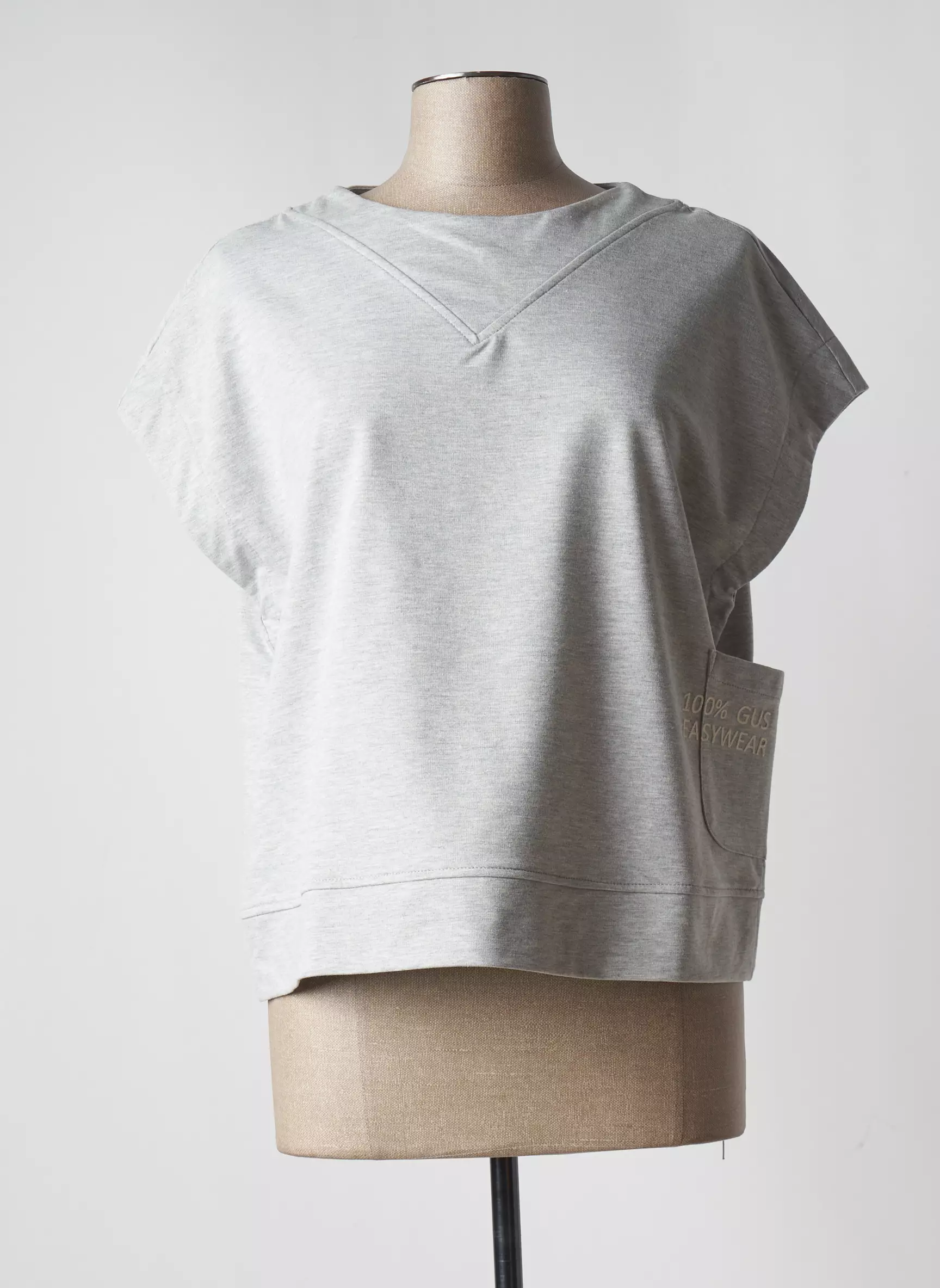 Gus Sweats Femme couleur gris
