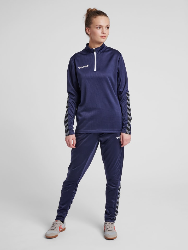 Hummel Hummel Halbreißverschluss Sweatshirt Hmlauthentic Damen in MARINE günstig kaufen