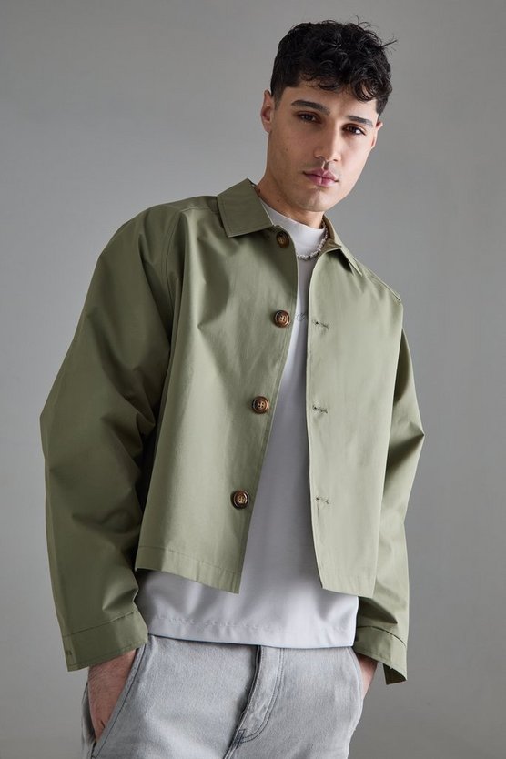 Kastiger Oversize Trenchcoat