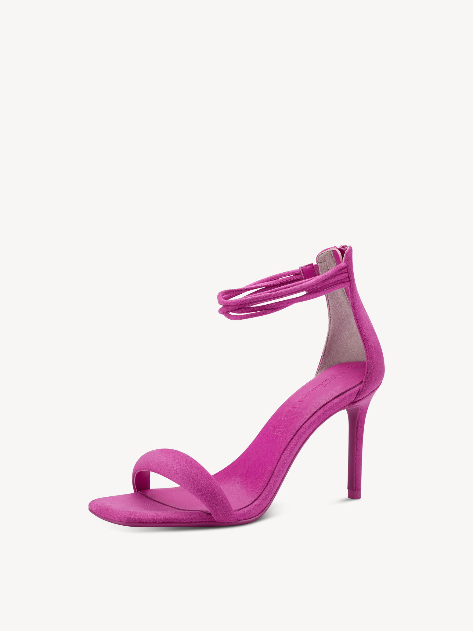 Sandale à talon - rose fuchsia