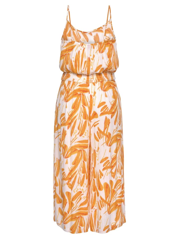 s.Oliver Culotte-Overall in orange-creme-bedruckt günstig kaufen