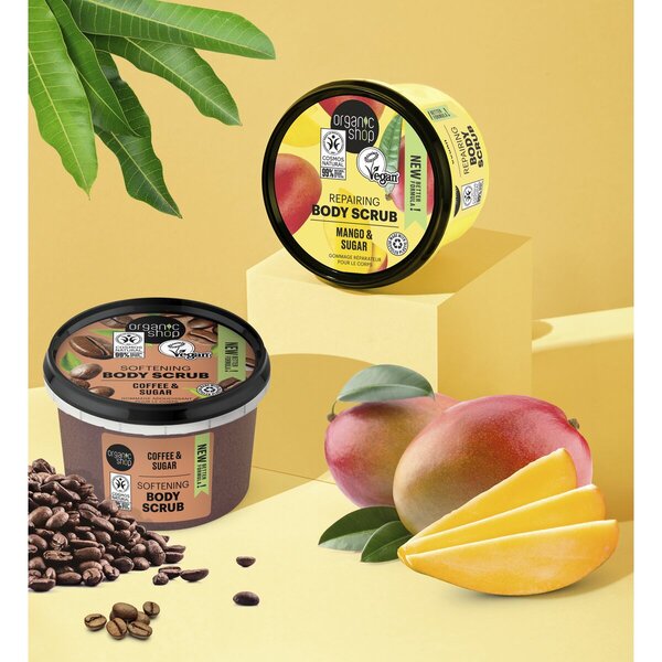 Organic Shop Brazil Kávés Testradír 250ml - Normál bőrre, hámlasztó