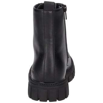 Puccetti Schnür Boots in schwarz