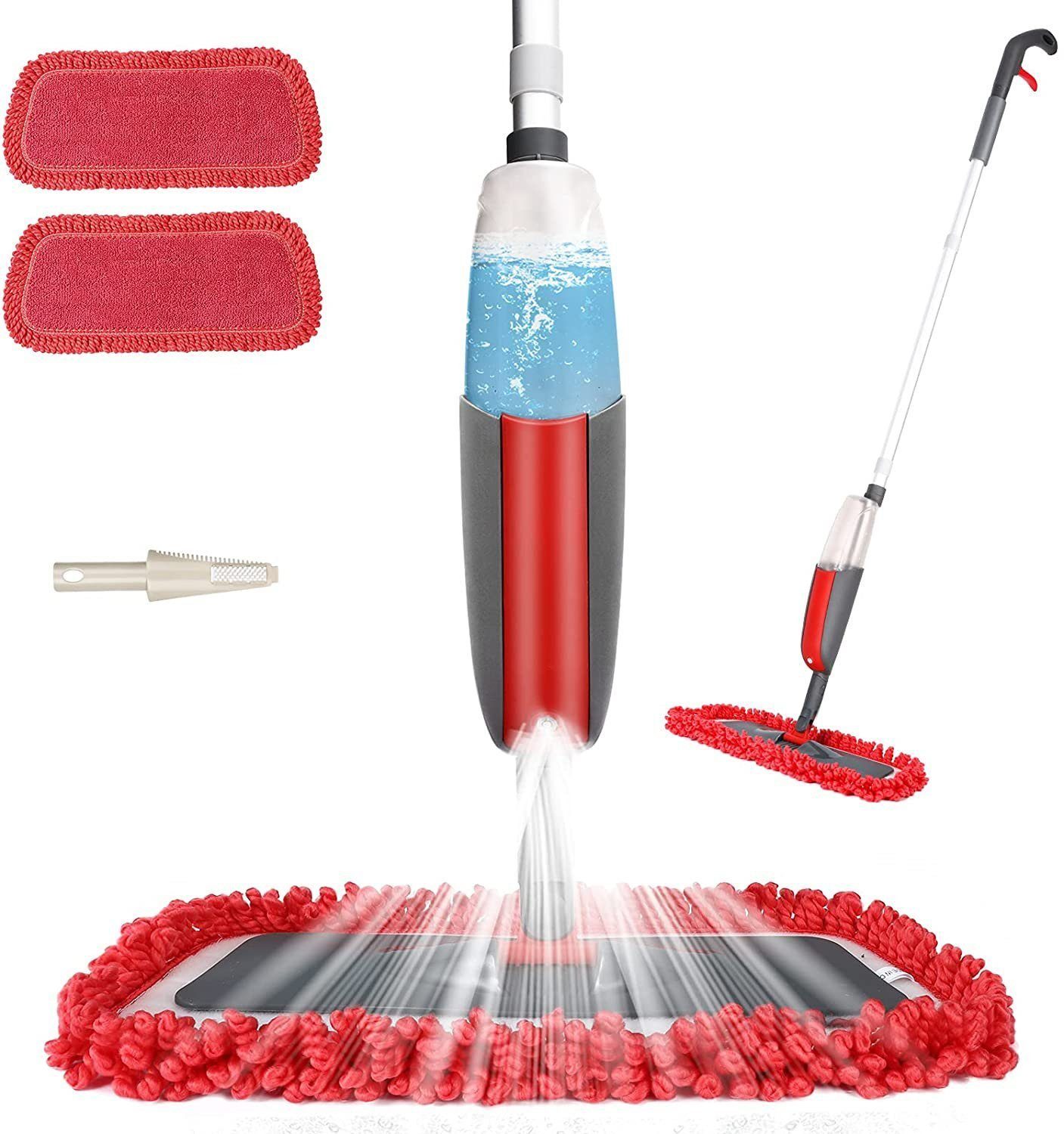 Aiglam Sprühwischer Aiglam Sprühwischer Set Spraymopp (Set) 300ml abnehmbarem Wassertank