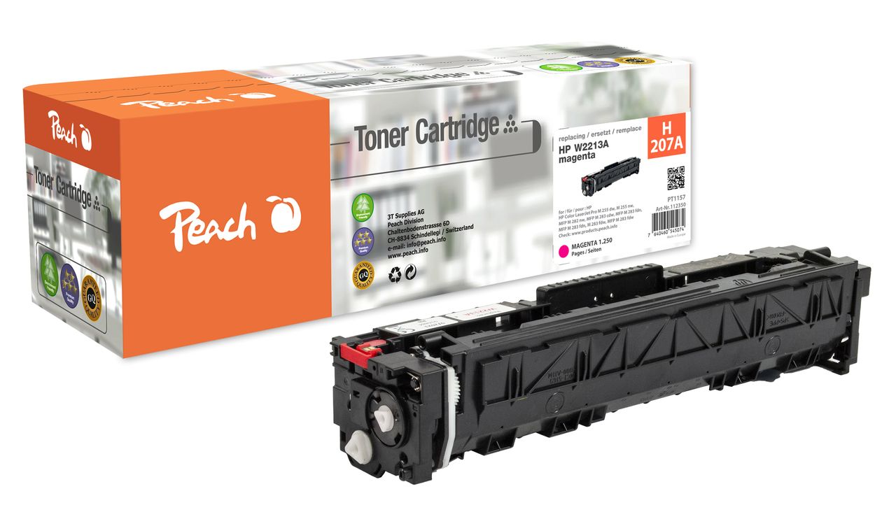 Peach Tonermodul magenta ersetzt HP No. 207A