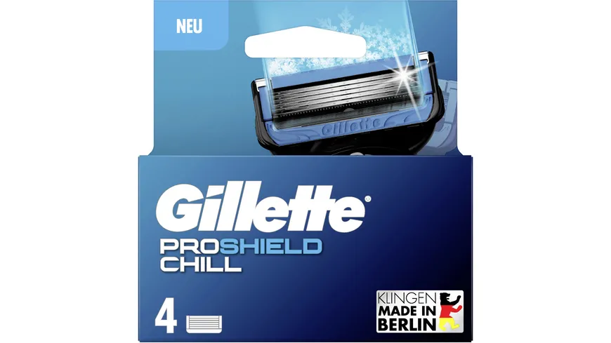 Gillette PROSHIELD Klingen Chill 4er