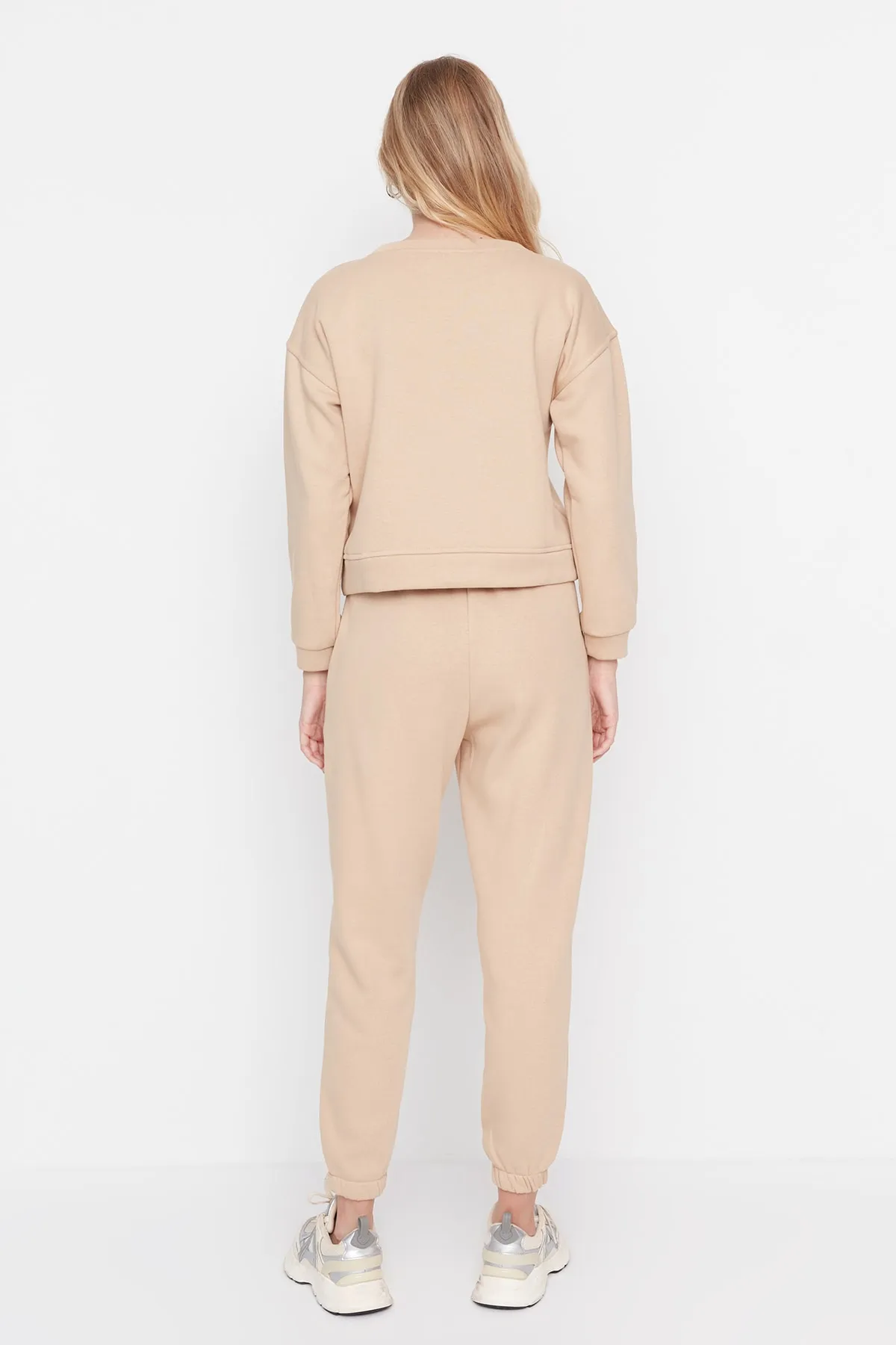 Trendyol Collection  Trainingsanzug - Beige - Regular Fit