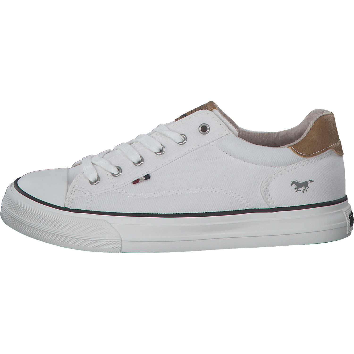 Mustang 1272307, Sneakers Low, Damen, weiss