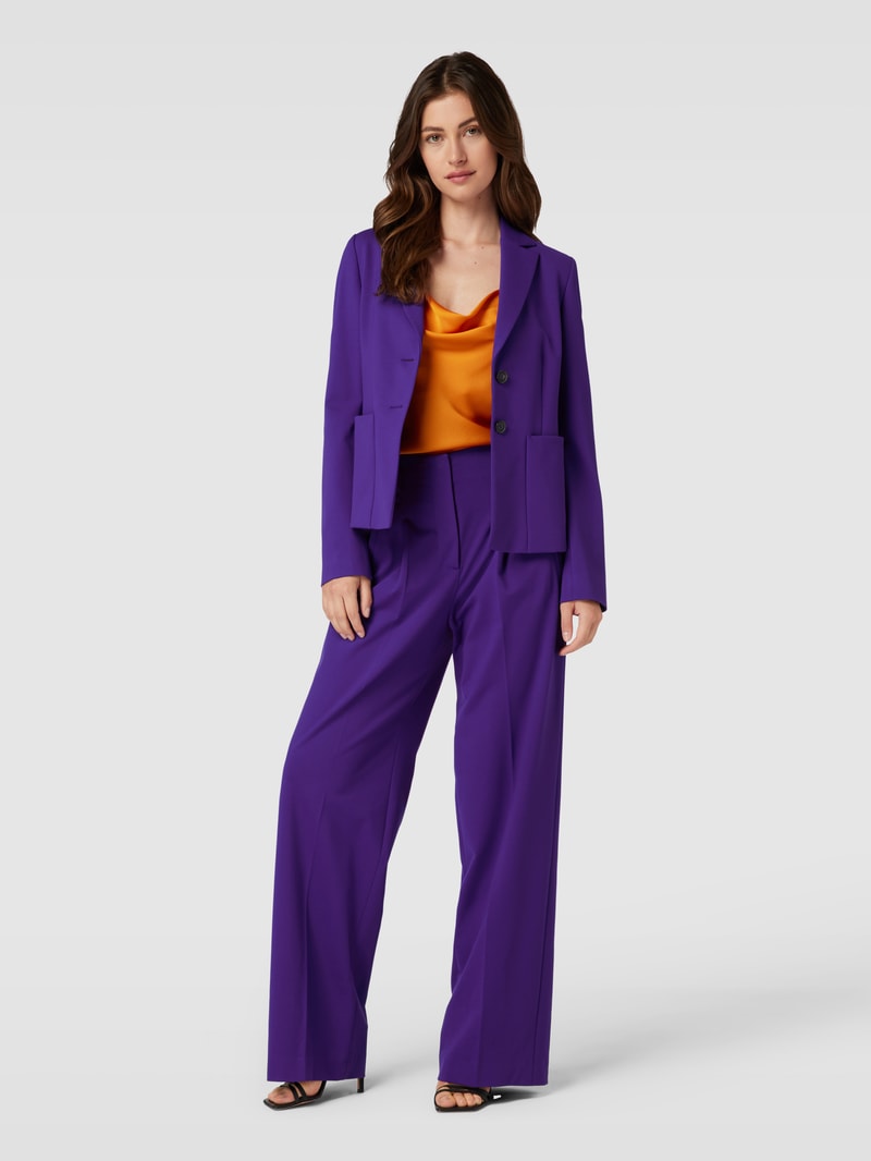 Blazer mit Eingrifftaschen in lila