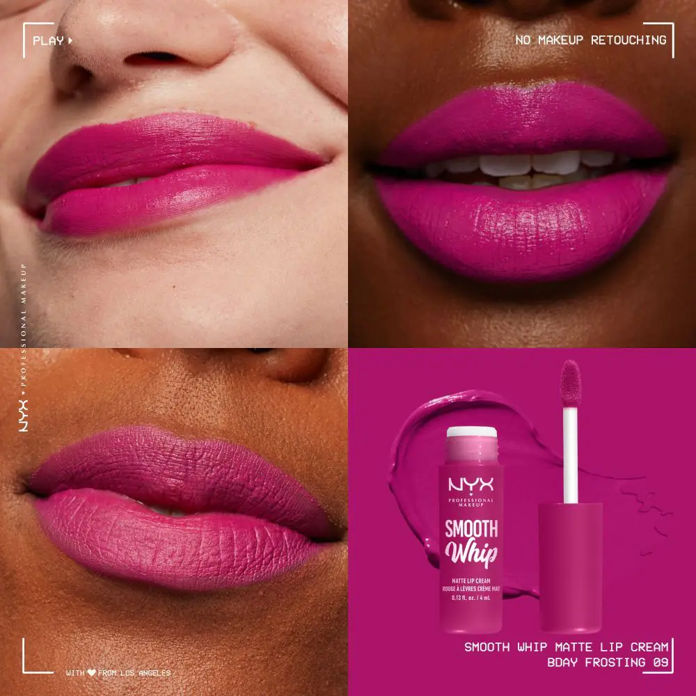 NYX Smooth Whip Matte Lip Cream Pomadka do ust Bday Frosting