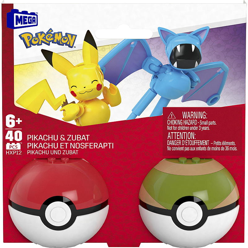 Pokemon Pikachu & Zubat Mega Pokemon