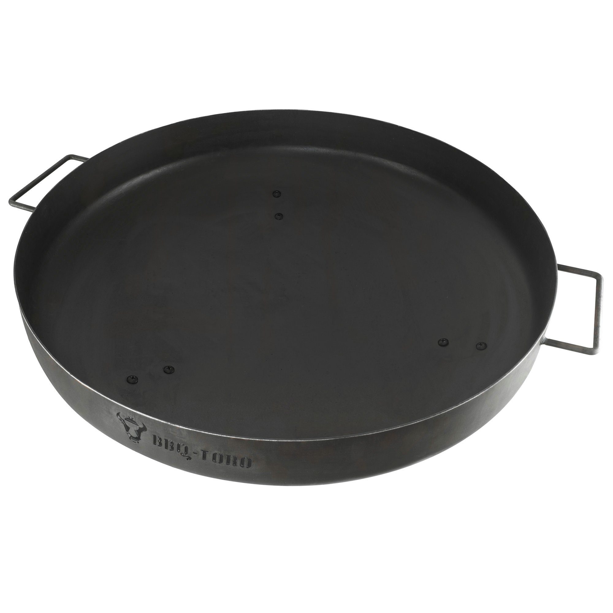 BBQ-Toro Feuerschale 60 cm, Schwarz, Outdoor Dreibein Feuerstelle für Garten und Terrasse, (4-St), mit Griffen