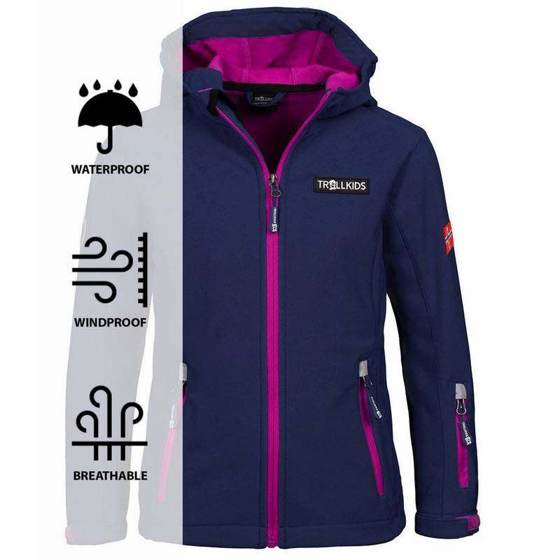 Trollkids Oslofjord Softshelljacke Mädchen