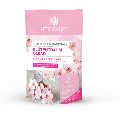 DERMASEL Totes Meer Badesalz Blütentraum  1 P  Kombipackung