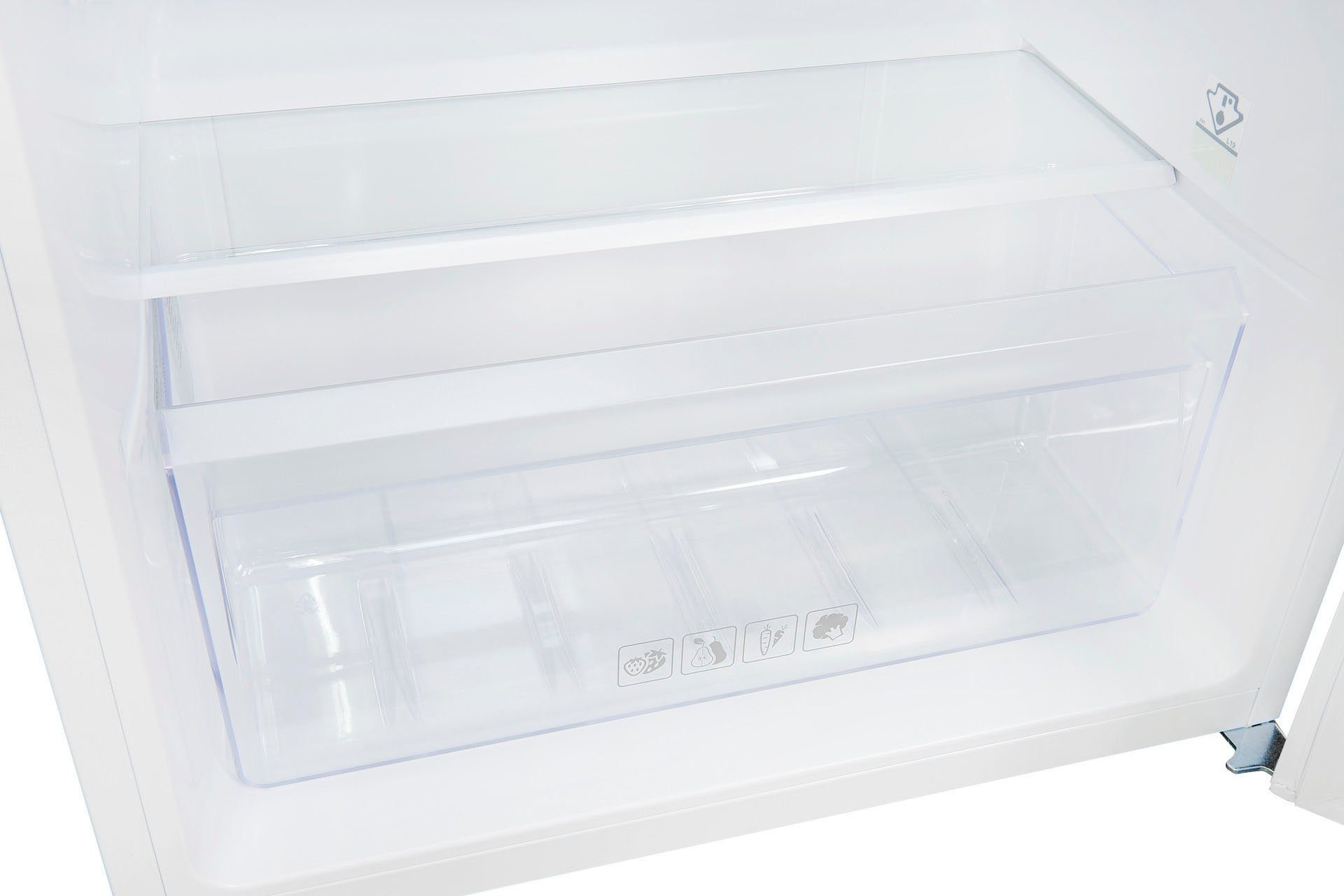 exquisit Kühlschrank KS15-V-040E weiss, 85 cm hoch, 55 cm breit
