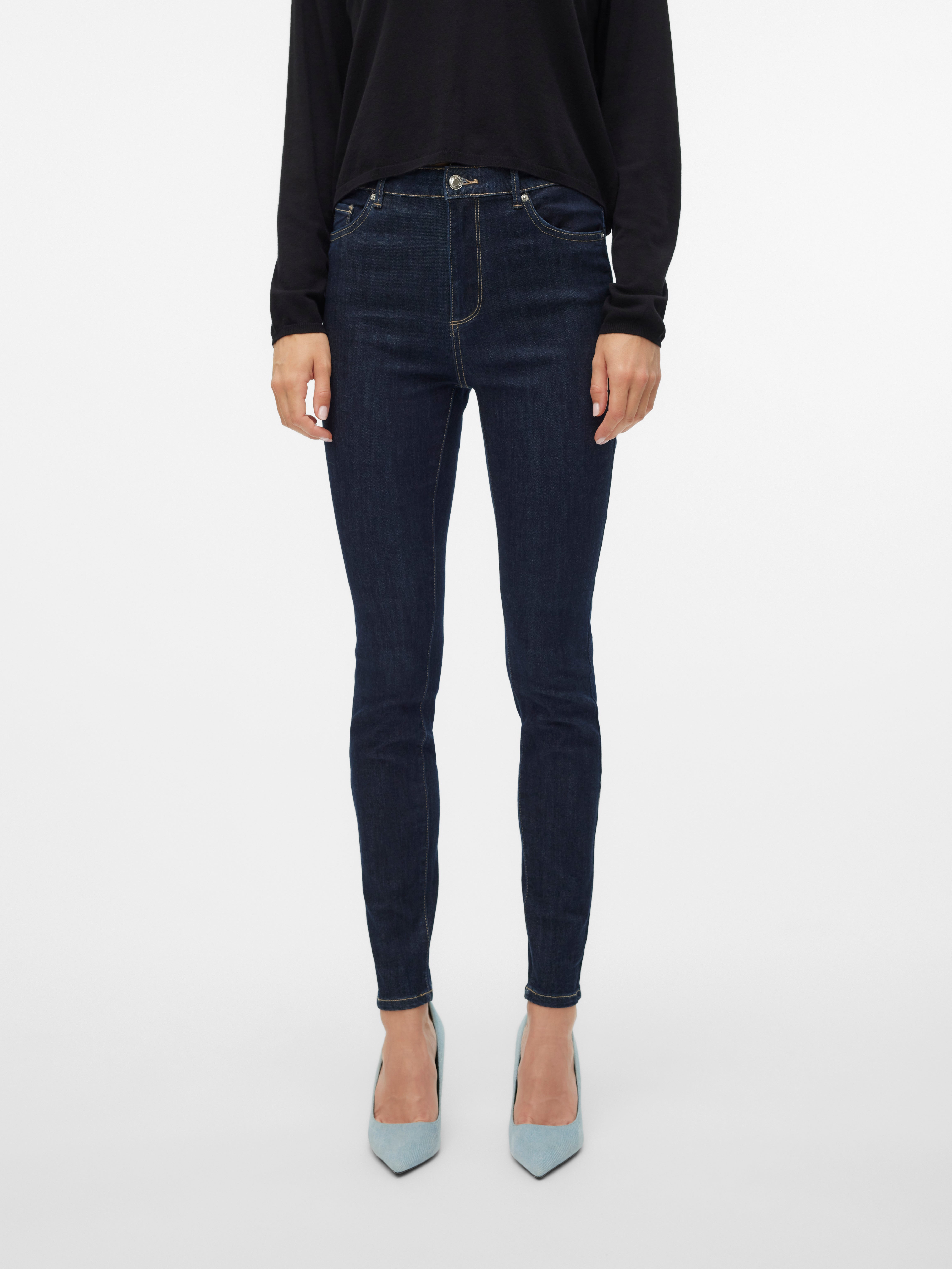 VMSOPHIA Hohe Taille Skinny Fit Jeans