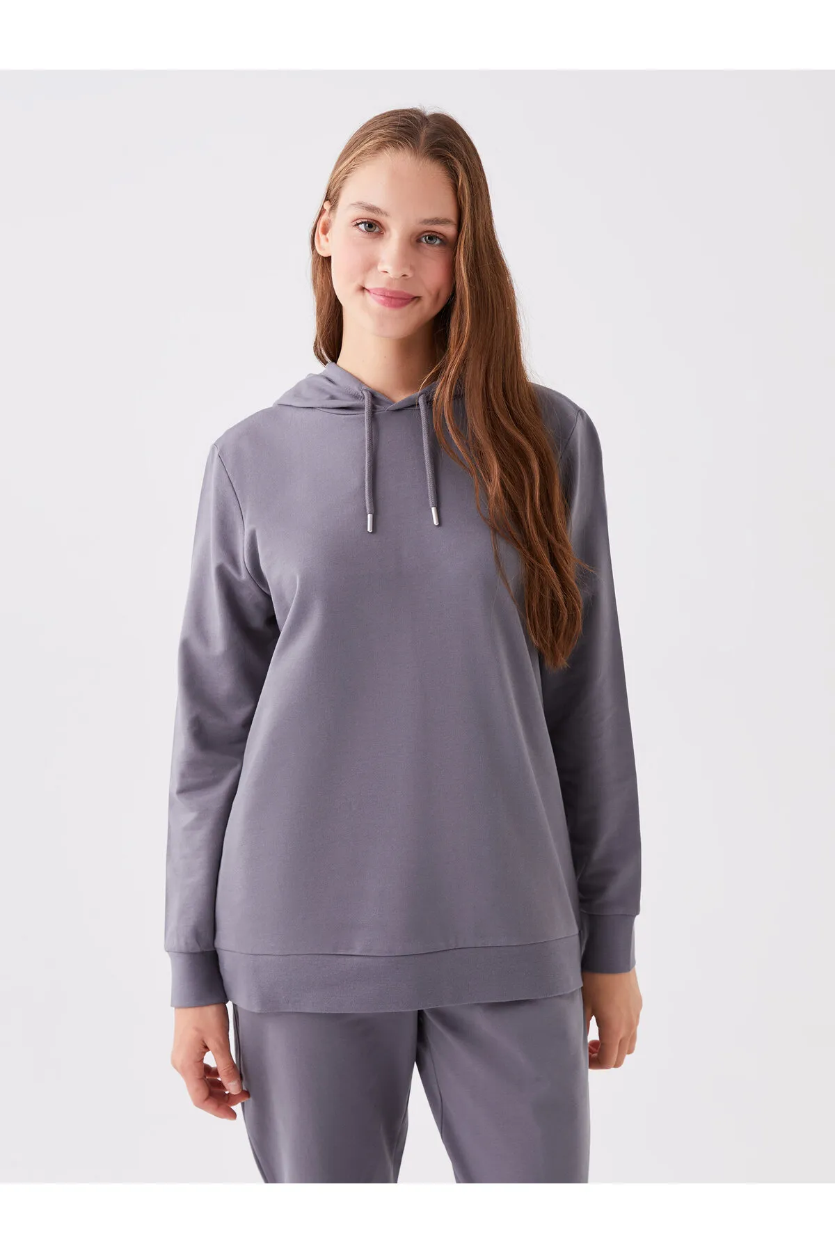 LC Waikiki  LCW DREAM Damen-Pyjama-Set mit Kapuze und langen Ärmeln