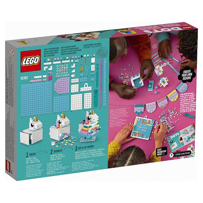 41962 Le kit créatif familial licorne LEGO DOTS