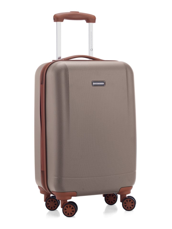 Hauptstadtkoffer Wannsee - Handgepäck Hartschalen-Koffer Kabinenkoffer TSA, 37 L in Champagner günstig kaufen S