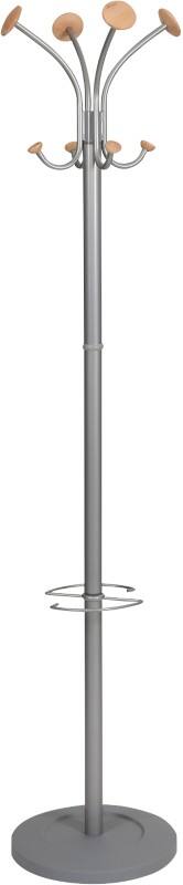 Alba Garderobenständer PMVIENA 38 x 350 x 1790mm Silber Grau