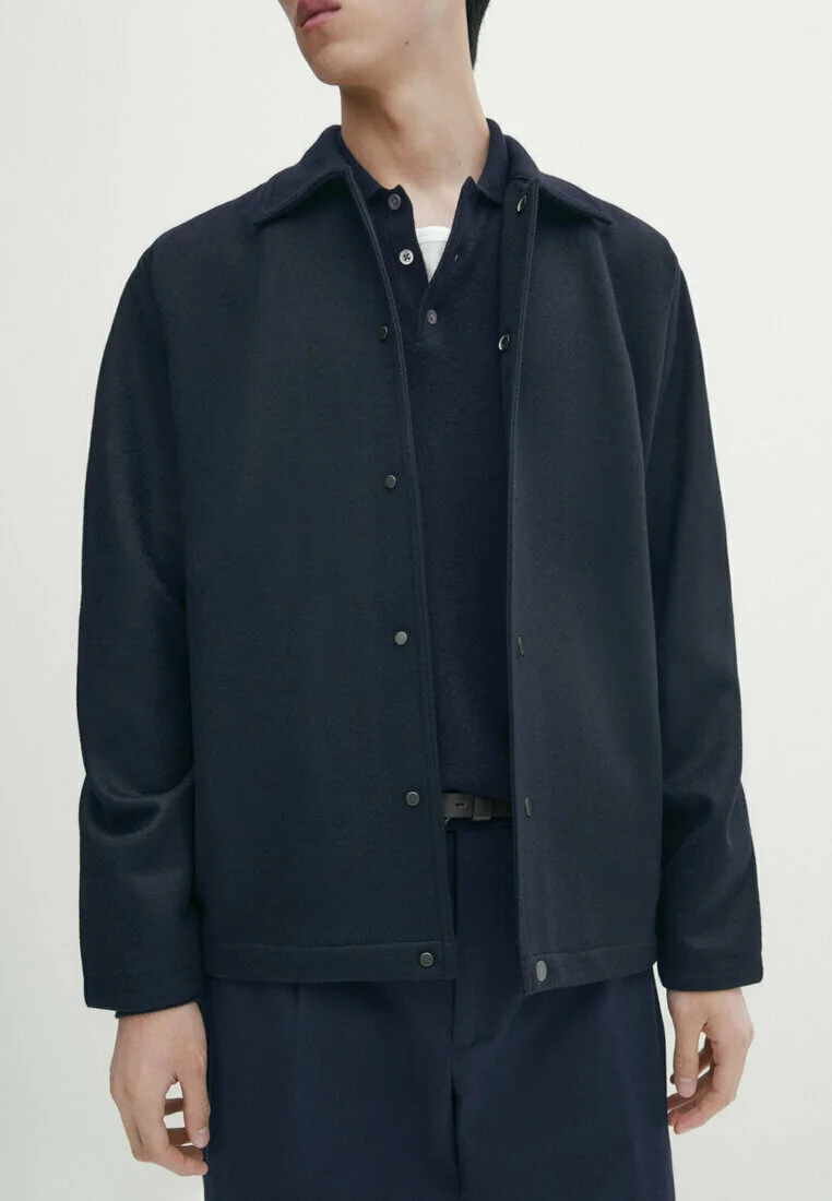 Massimo Dutti BLEND CON BOTONES A PRESIÓN - Chaqueta ligera
