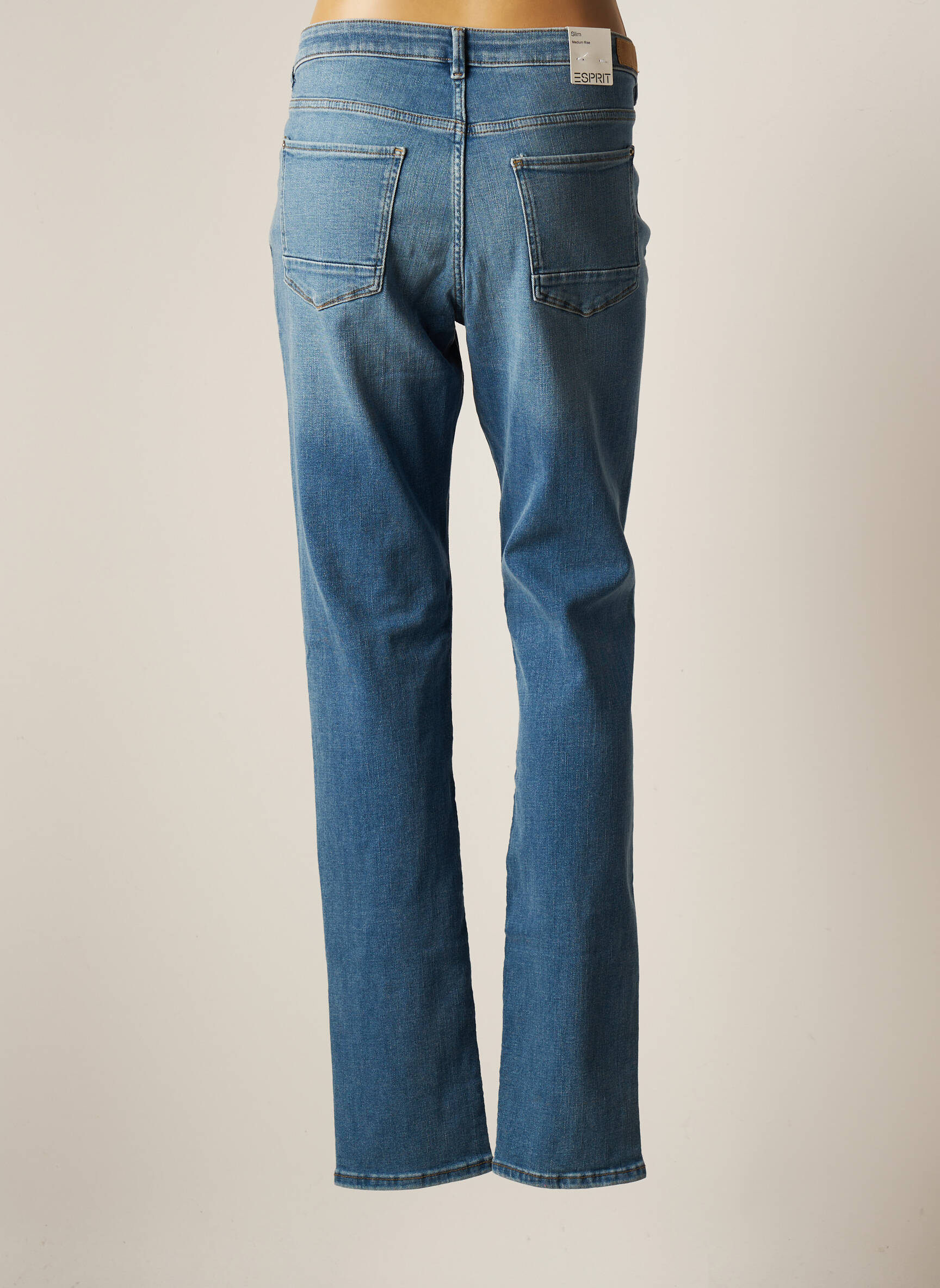 Esprit Jeans Coupe Slim Femme couleur bleu