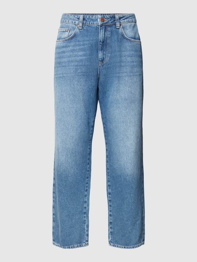 Baggy Fit Jeans mit Brand-Detail in blau