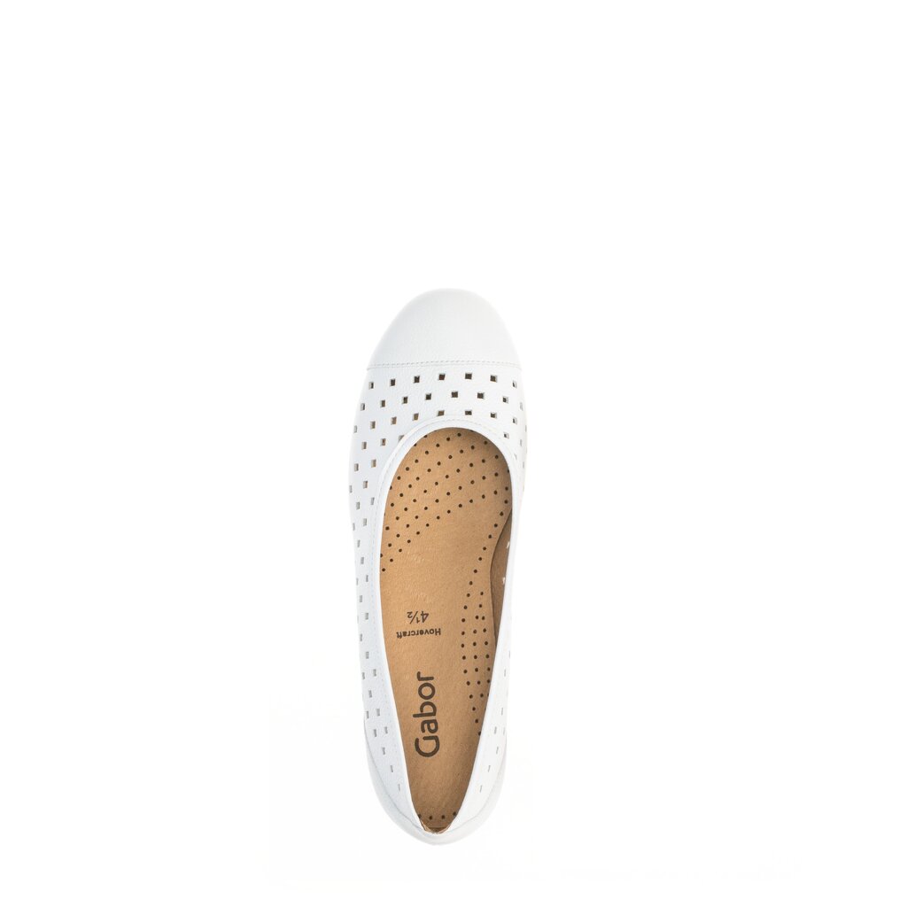 Gabor fashion Sportliche Ballerina weiß