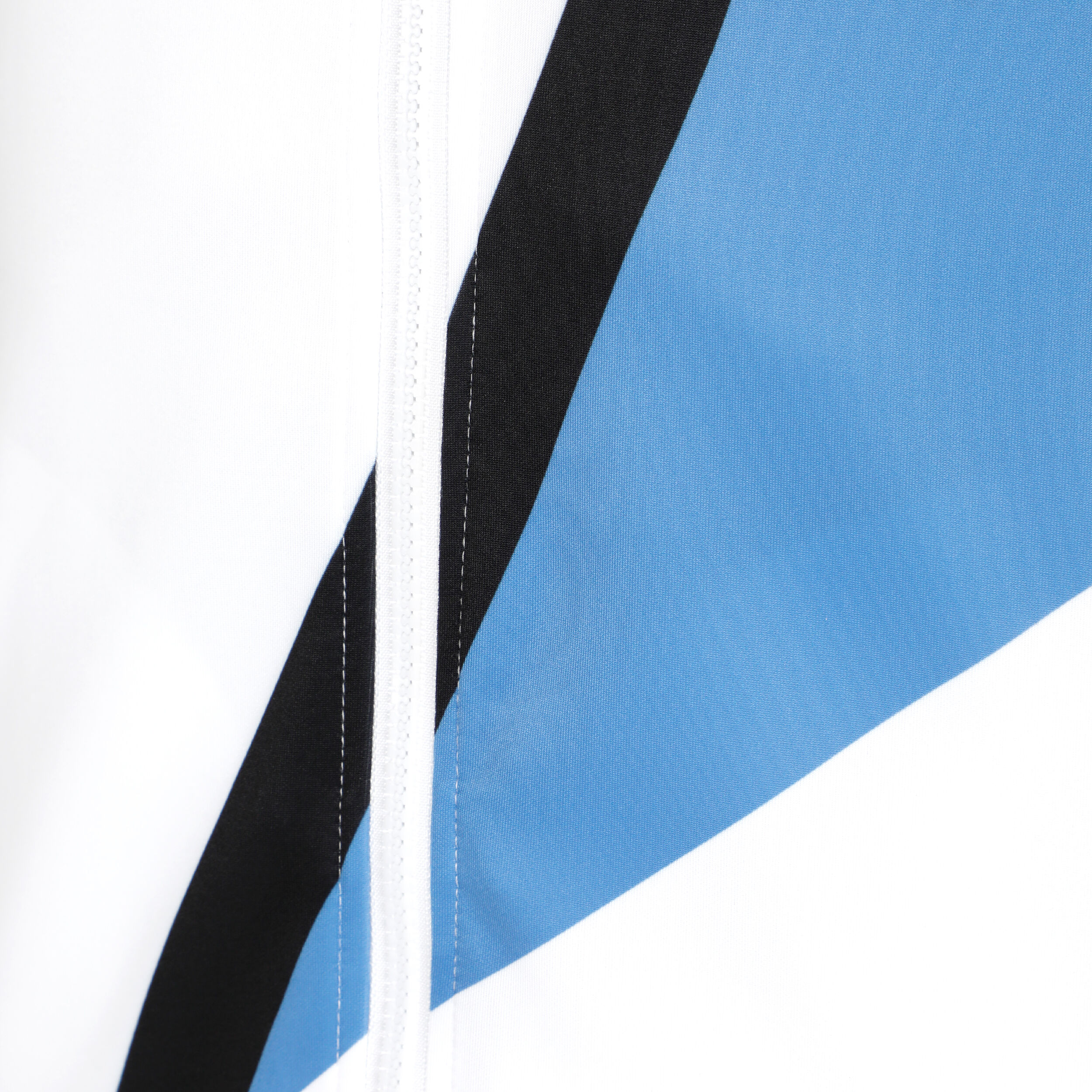 Swing Styles Printed Trainingsjacke Herren - Weiß, Blau