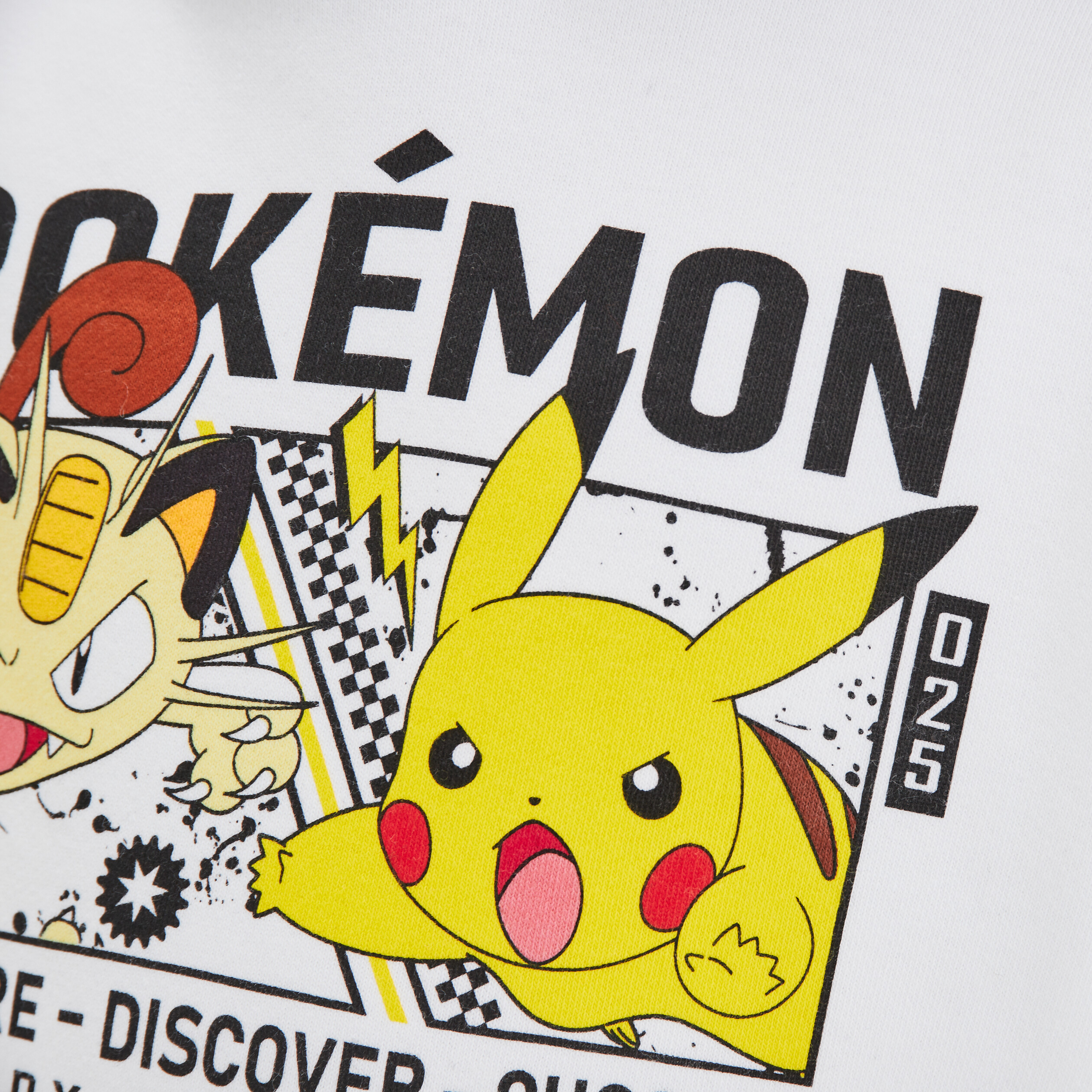 Sweat à capuche hoodie Pokémon blanc garçon | La Halle