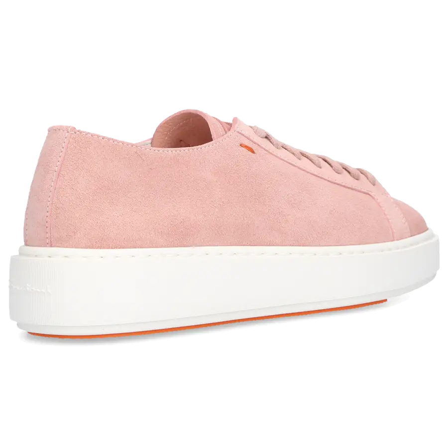 Santoni - Sneaker low 60780 Veloursleder - pink