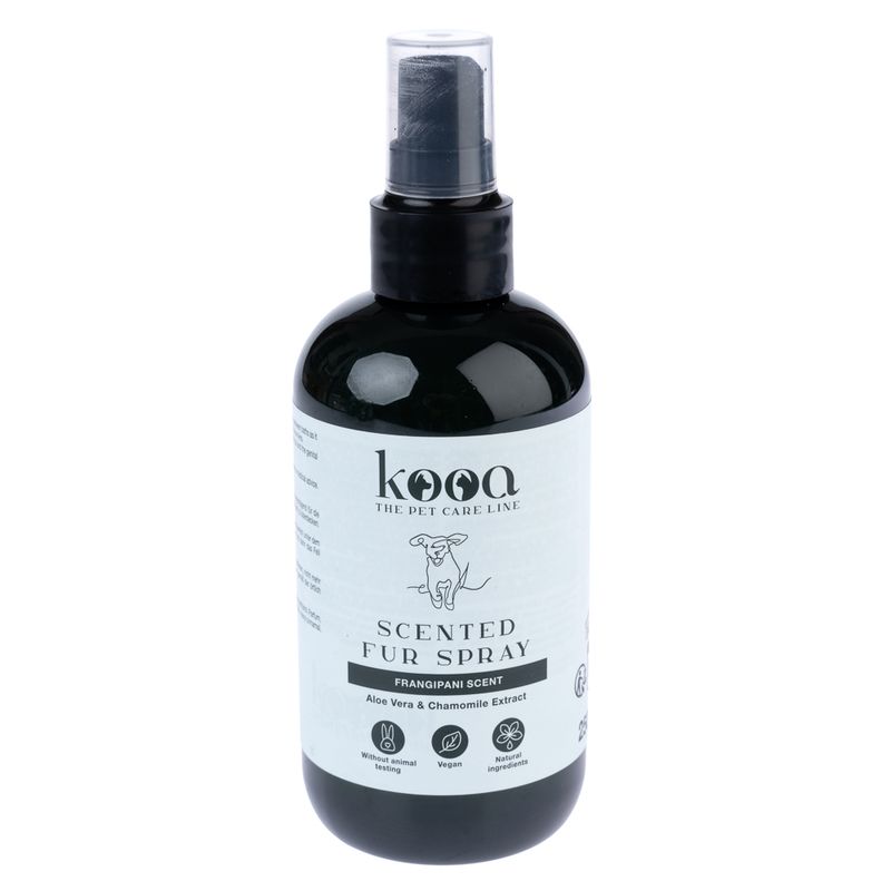 kooa Parfümiertes Fellspray mit Frangipaniduft