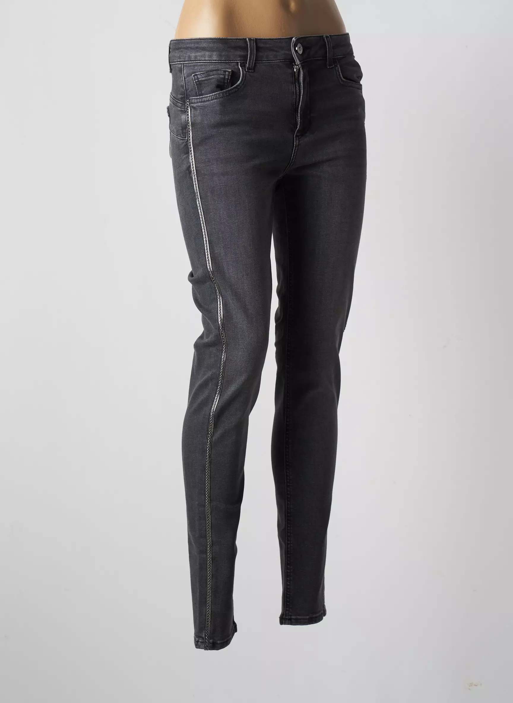 Liu Jo Jeans Skinny Femme couleur gris