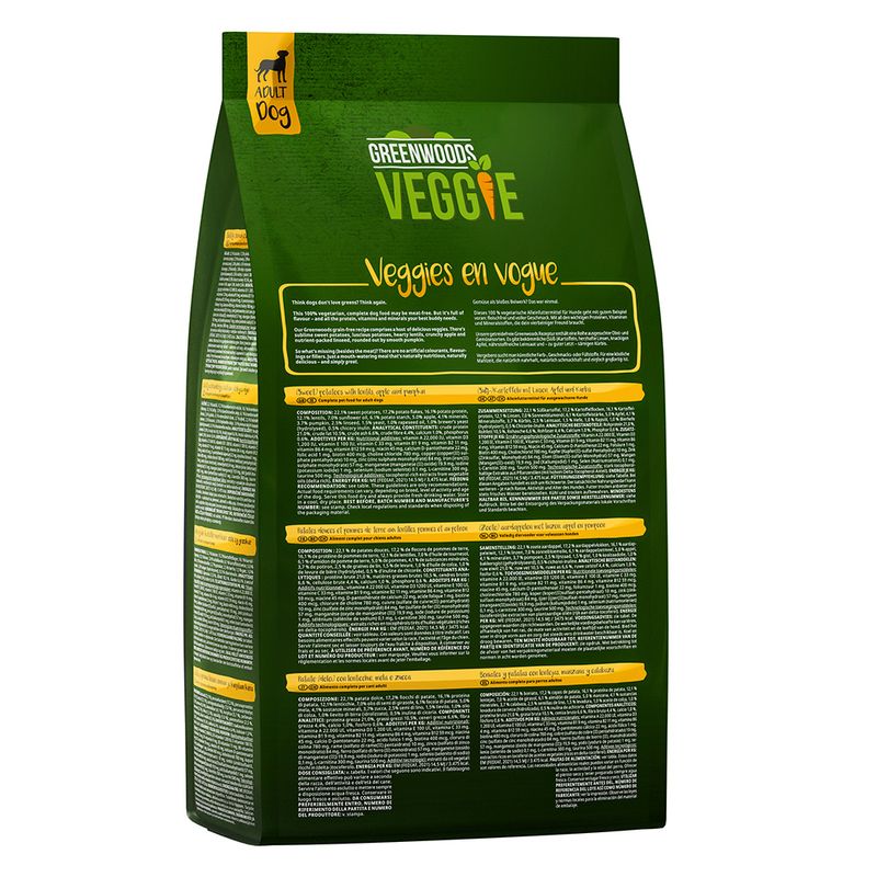 Greenwoods Veggie (Süß-)Kartoffeln mit Linsen, Apfel und Kürbis