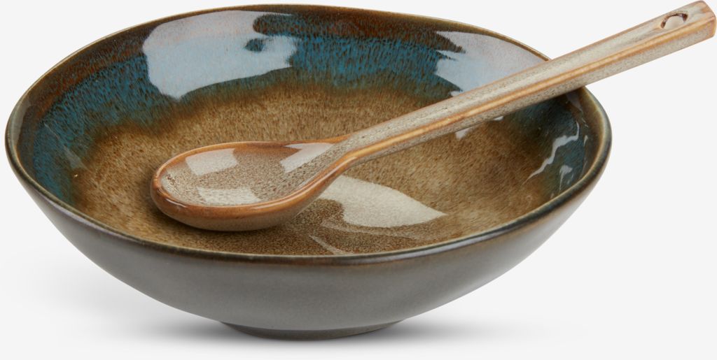 KLAES KLAES bowl Ø15cm, brown ceramics