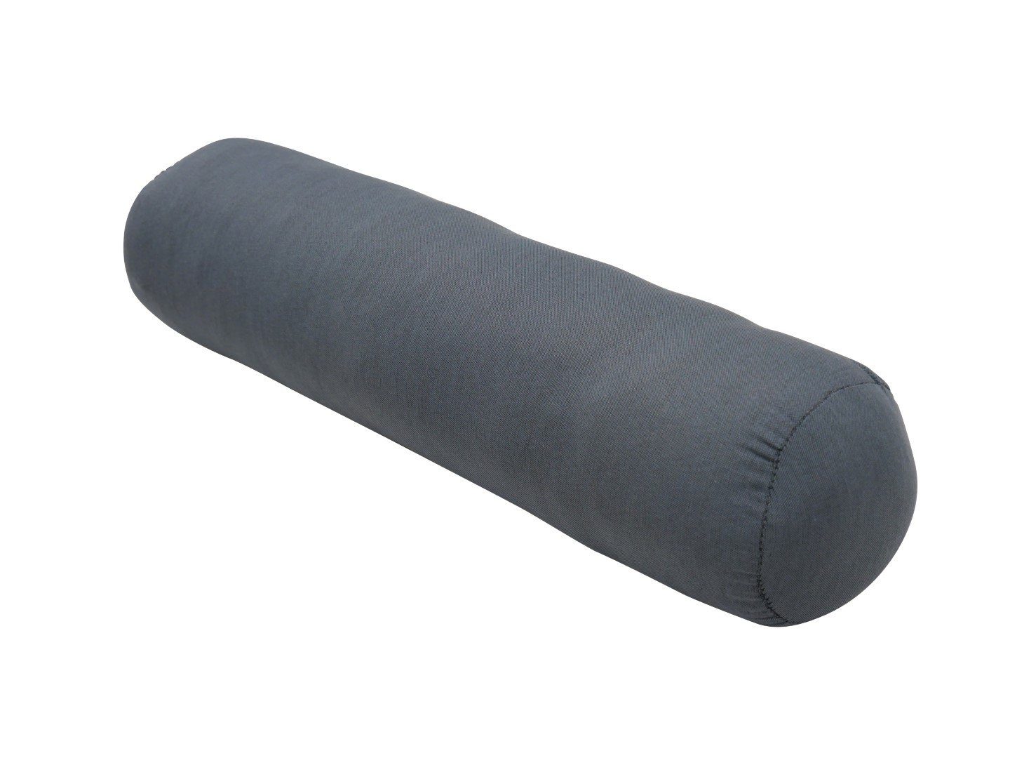 my Hamam Yogakissen Pilatesrolle Nackenstütze Yogakissen blaugrau, Nackenrolle angenehm, weich, unterstützend