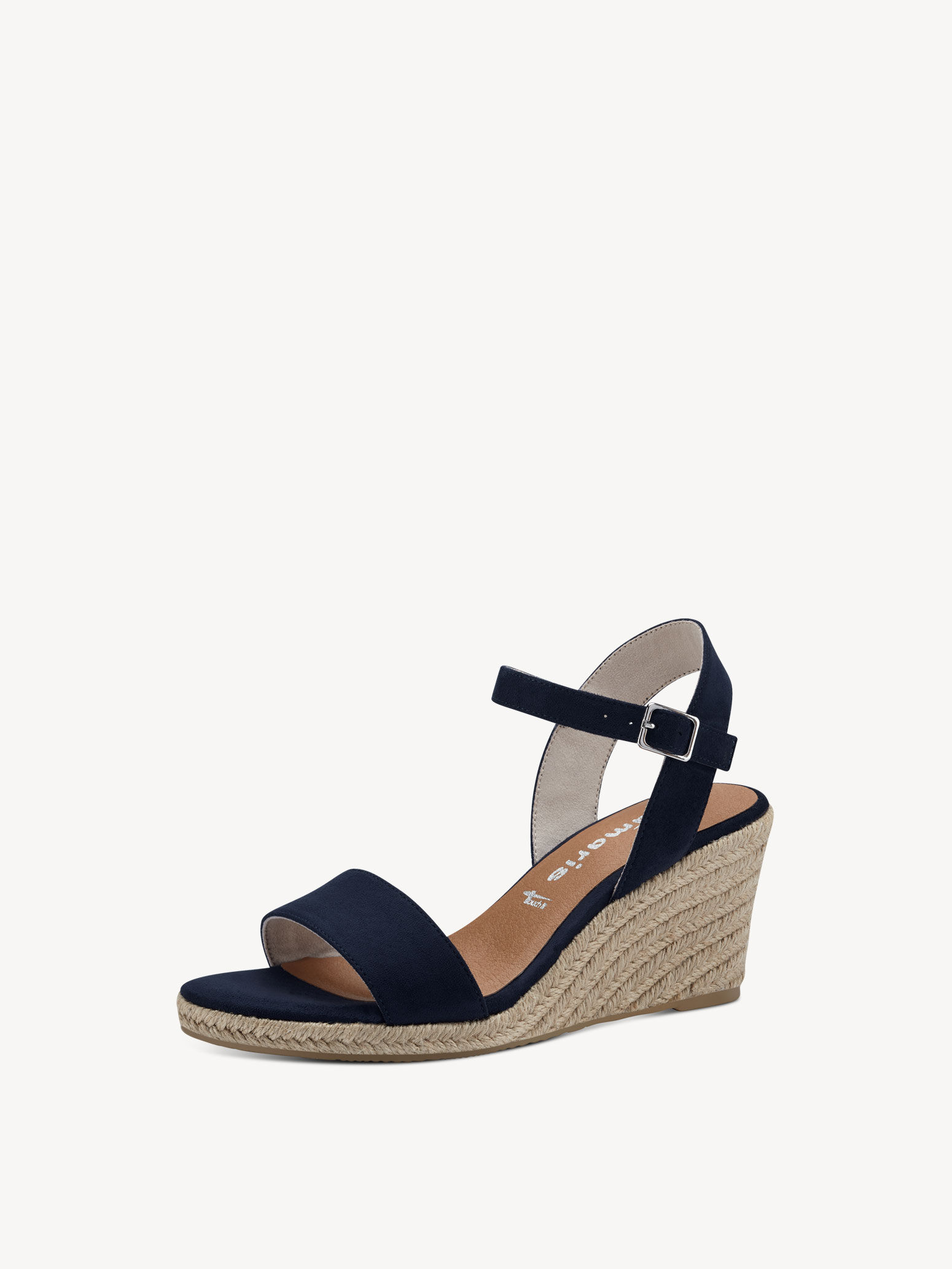 Sandale à talon - bleu