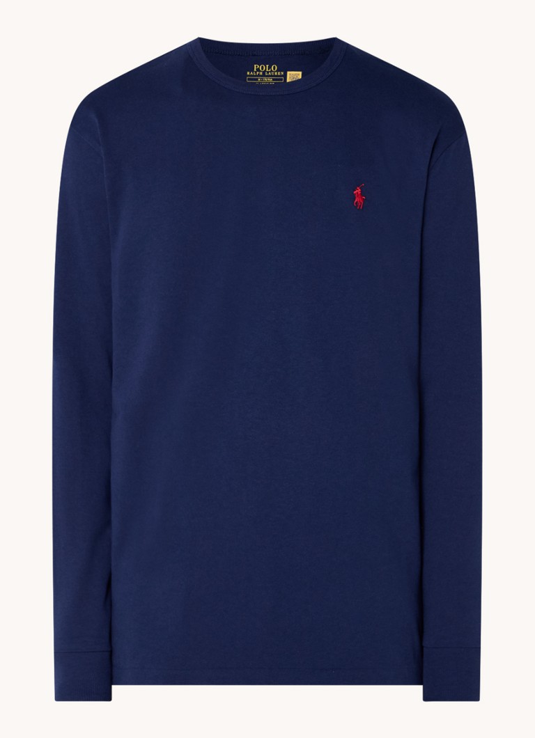 Cămașă cu mânecă lungă Ralph Lauren cu logo brodat