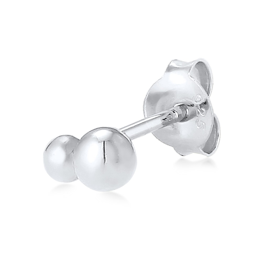 Elli Elli Boucles d'Oreilles Femmes clous d'oreilles boule géo pièce unique avec crist Bijoux