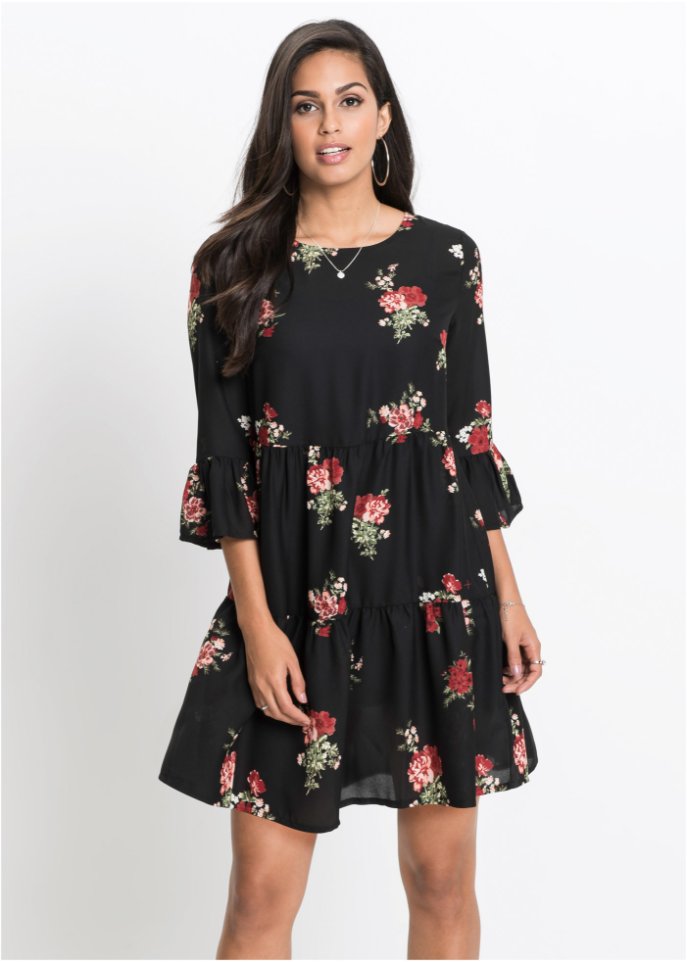 Kleid mit Volants
