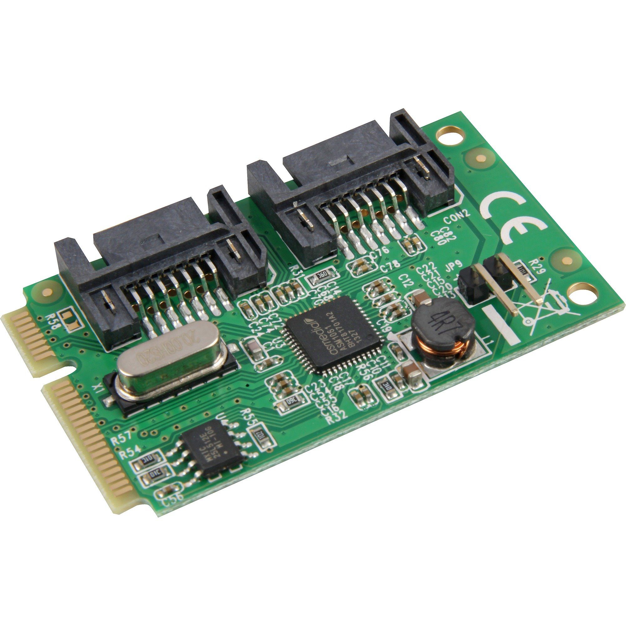 Delock DeLOCK MiniPCIe I/O PCIe 2xSATA 6Gb/s, Controller Mainboard